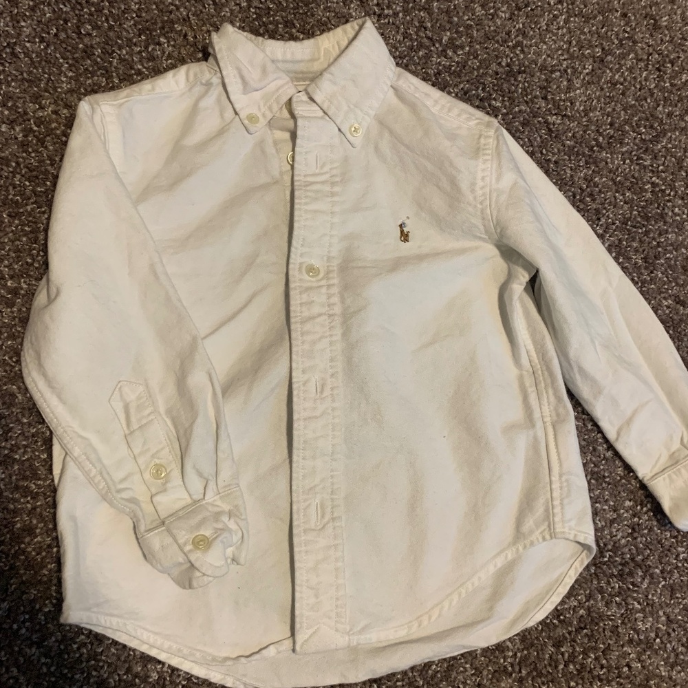 KIDS BUTTON DOWN RALPH LAUREN SHIRT SIZE 2T